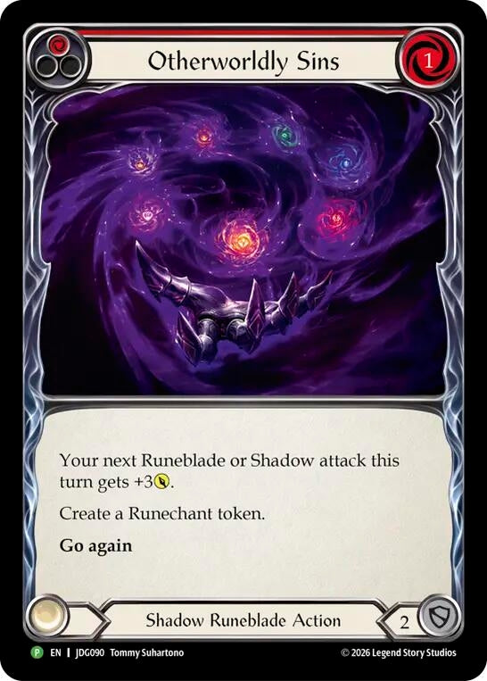 Image for Otherworldly Sins - JDG090 (JDG090) [Flesh and Blood: Promo Cards] (PR) - Flesh and Blood TCG