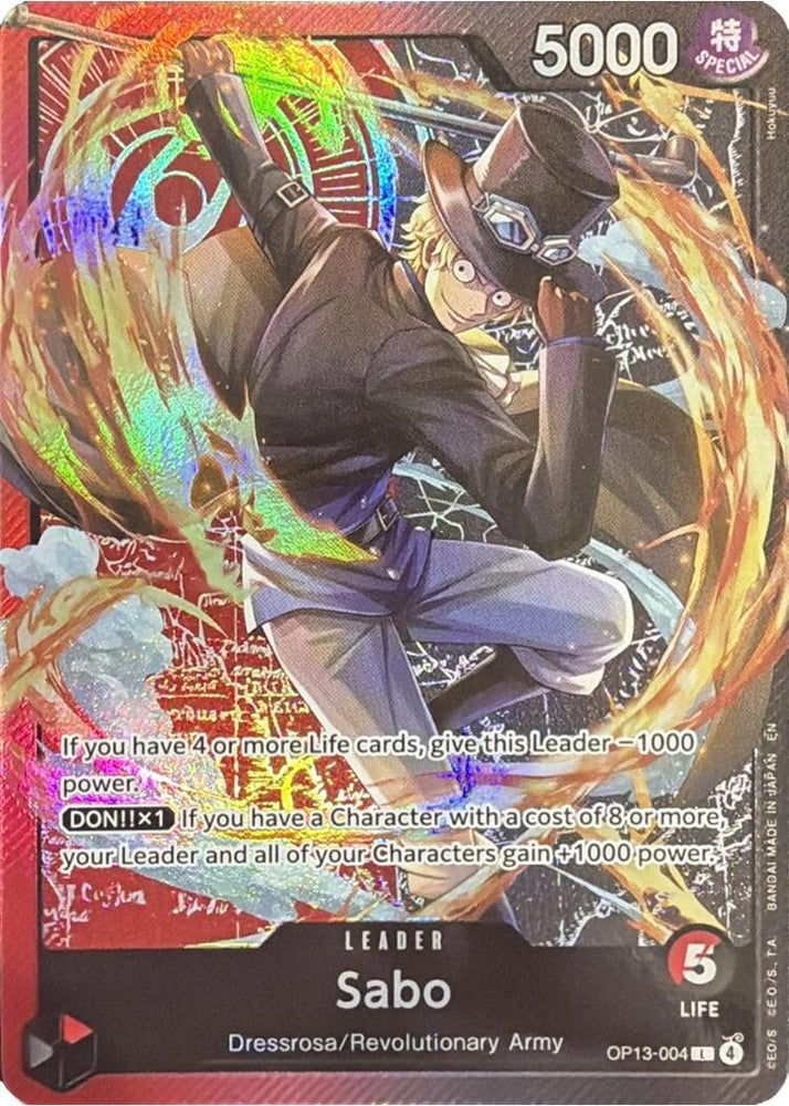 Image for Sabo (Sound Loader Ace and Sabo Edition 2026) (OP13-004) [One Piece Promotion Cards] (OP-PR) - One Piece Card Game
