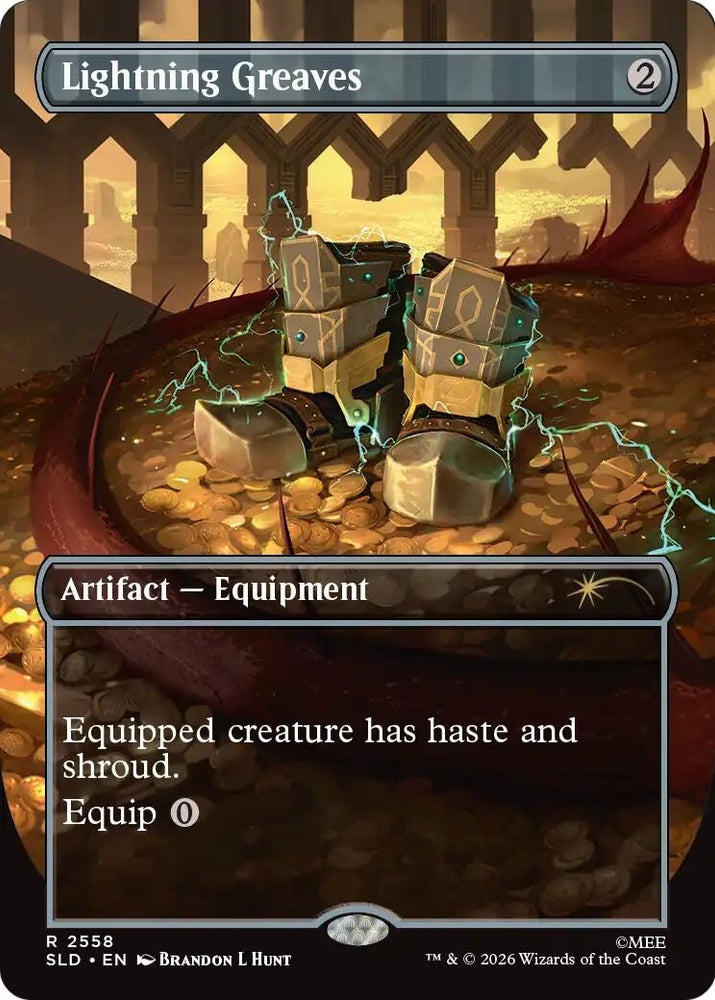 Image for Lightning Greaves (2558) (2558) [Secret Lair Drop Series] (SLD) - Magic: The Gathering