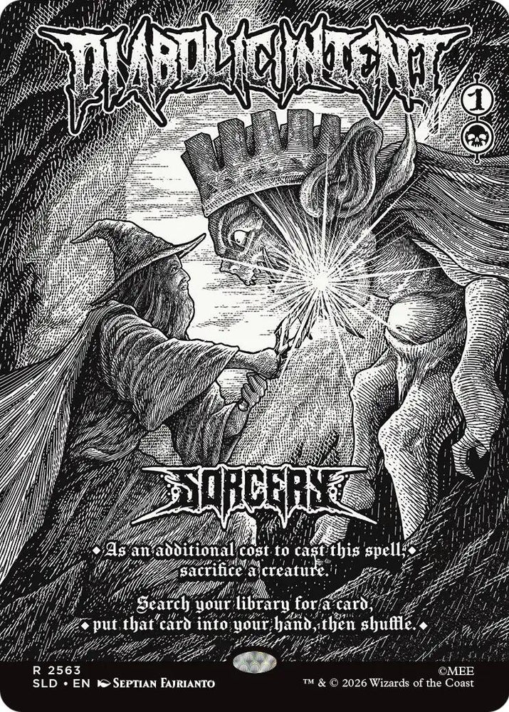 Image for Diabolic Intent (2563) [Secret Lair Drop Series] (SLD) - Magic: The Gathering