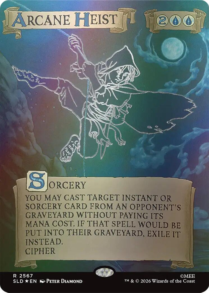 Image for Arcane Heist (Out Of Sight Foil) (2567) [Secret Lair Drop Series] (SLD) - Magic: The Gathering
