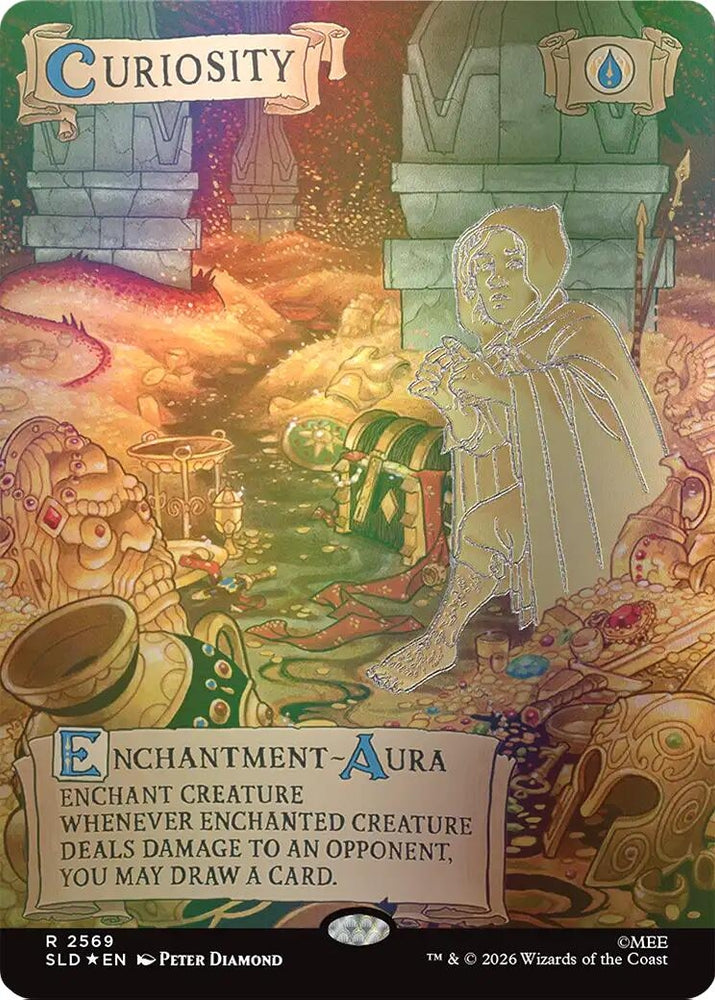 Image for Curiosity (2569) (Out Of Sight Foil) (2569) [Secret Lair Drop Series] (SLD) - Magic: The Gathering