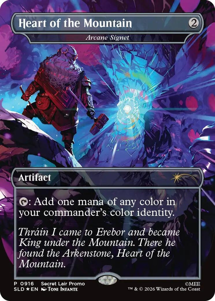 Image for Heart of the Mountain - Arcane Signet (916) [Secret Lair Drop Series] (SLD) - Magic: The Gathering