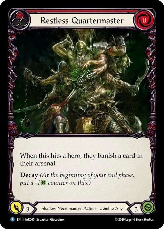 Image for Restless Quartermaster [Usurp the Shadow Throne] (IAR) - Flesh and Blood TCG