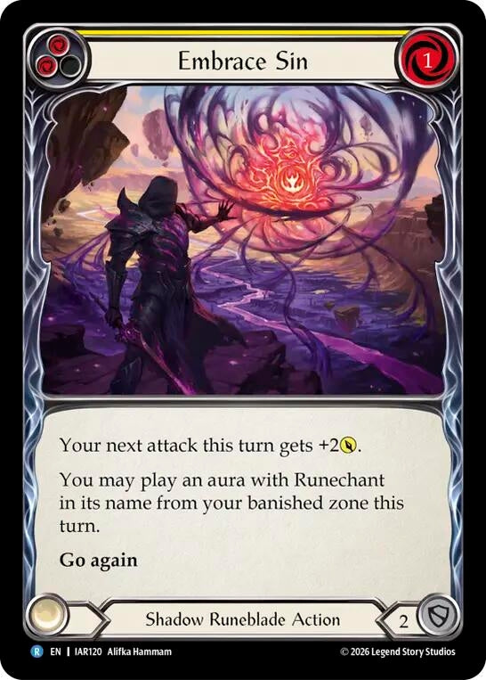 Image for Embrace Sin [Usurp the Shadow Throne] (IAR) - Flesh and Blood TCG