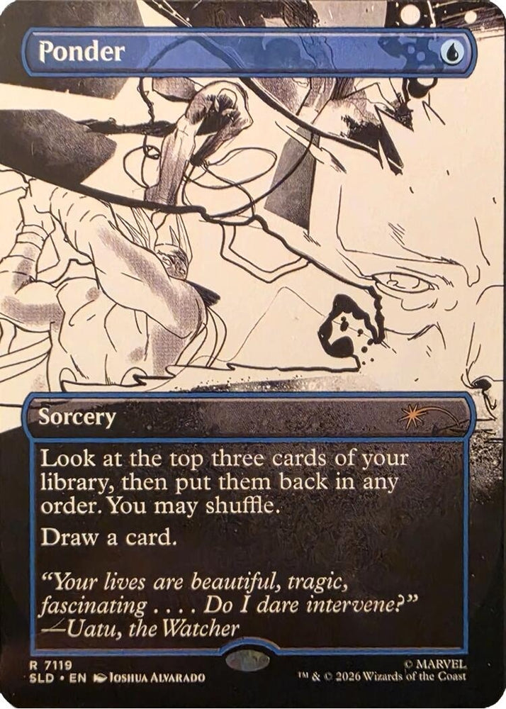 Image for Ponder (7119) (7119) [Secret Lair Drop Series] (SLD) - Magic: The Gathering