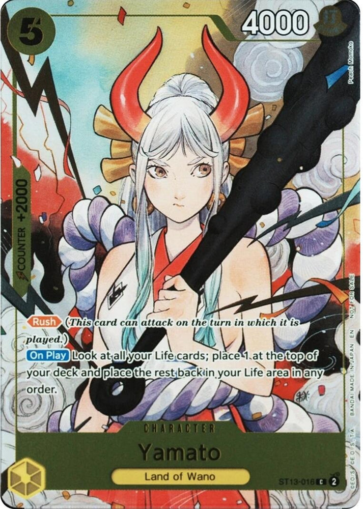 Image for Yamato (Dash Pack 2025) (ST13-016) [One Piece Promotion Cards] (OP-PR) - One Piece Card Game