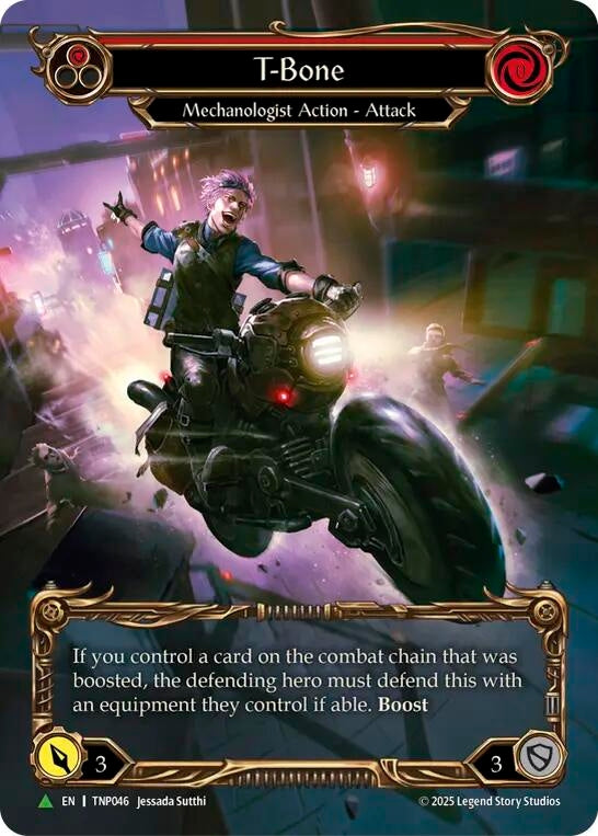 Image for T-Bone (Red) (Marvel) - TNP046 (TNP046) [Flesh and Blood: Promo Cards] (PR) - Flesh and Blood TCG
