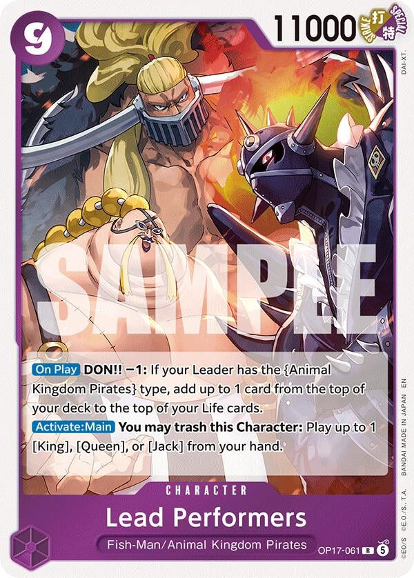 Image for Lead Performers (OP17-061) [The World's Strongest Warriors] (OP17) - One Piece Card Game