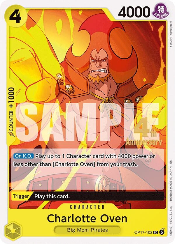 Image for Charlotte Oven (OP17-102) [The World's Strongest Warriors Release Event Cards] (OP17 RE) - One Piece Card Game