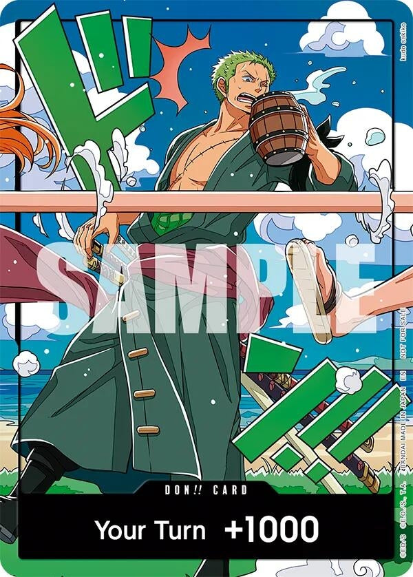 Image for DON!! Card (World United) (Zoro) [One Piece Promotion Cards] (OP-PR) - One Piece Card Game