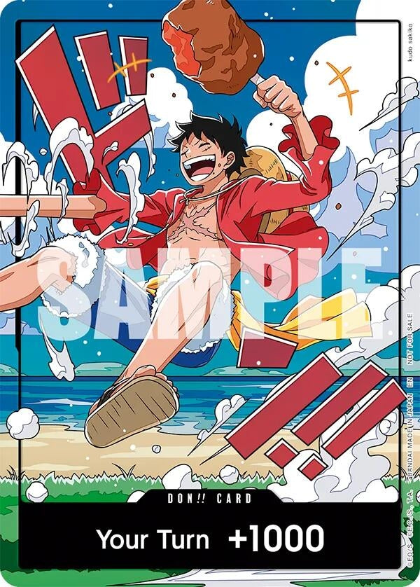 Image for DON!! Card (World United) (Luffy) [One Piece Promotion Cards] (OP-PR) - One Piece Card Game