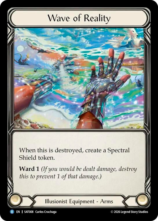 Image for Wave of Reality [Silver Age: Usurp the Shadow Throne] (SAT) - Flesh and Blood TCG