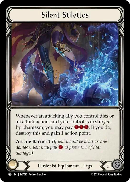 Image for Silent Stilettos [Silver Age: Usurp the Shadow Throne] (SAT) - Flesh and Blood TCG