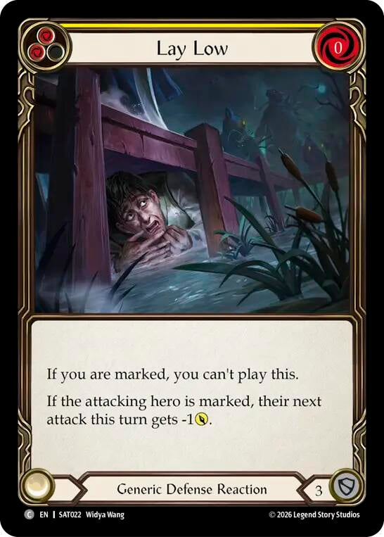 Image for Lay Low [Silver Age: Usurp the Shadow Throne] (SAT) - Flesh and Blood TCG