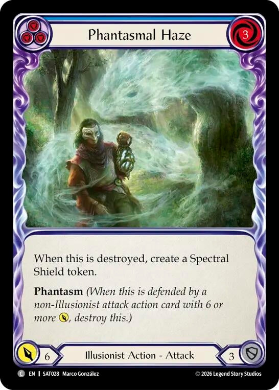 Image for Phantasmal Haze [Silver Age: Usurp the Shadow Throne] (SAT) - Flesh and Blood TCG