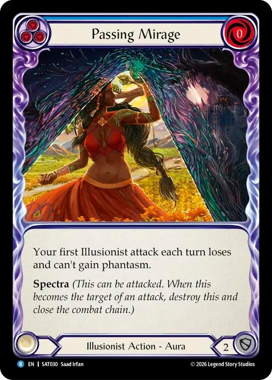 Image for Passing Mirage [Silver Age: Usurp the Shadow Throne] (SAT) - Flesh and Blood TCG