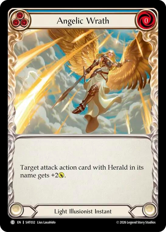 Image for Angelic Wrath [Silver Age: Usurp the Shadow Throne] (SAT) - Flesh and Blood TCG