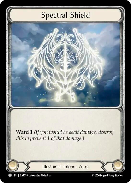 Image for Spectral Shield [Silver Age: Usurp the Shadow Throne] (SAT) - Flesh and Blood TCG