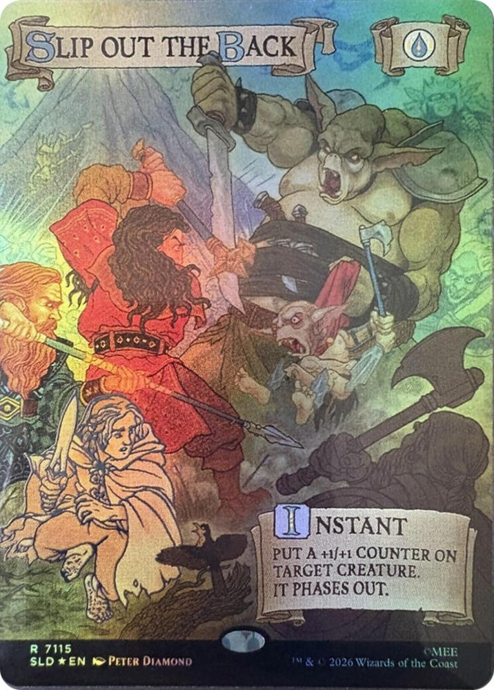 Image for Slip Out the Back (Out Of Sight Foil) (7115) [Secret Lair Drop Series] (SLD) - Magic: The Gathering