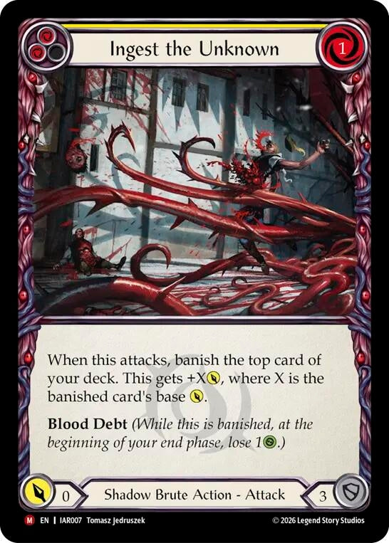 Image for Ingest the Unknown [Usurp the Shadow Throne] (IAR) - Flesh and Blood TCG