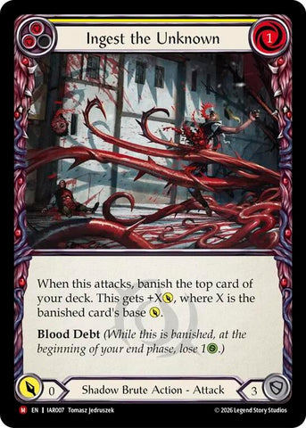 Image for Ingest the Unknown [Usurp the Shadow Throne] (IAR) - Flesh and Blood TCG
