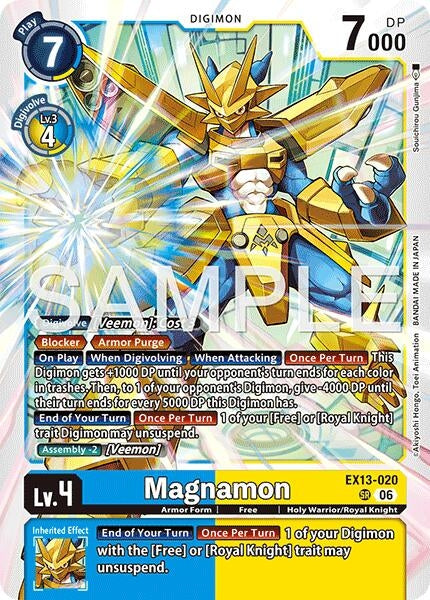 Image for Magnamon [Chivalrous XIII] (EX-13) - Digimon Card Game