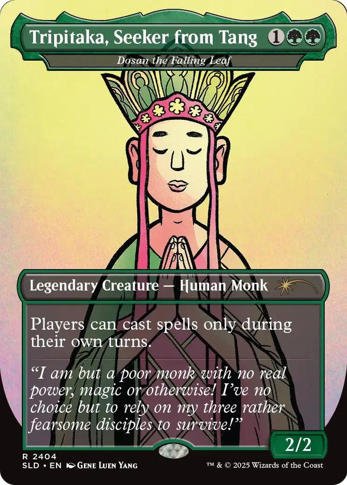 Image for Tripitaka, Seeker from Tang - Dosan the Falling Leaf (2404) [Secret Lair Drop Series] (SLD) - Magic: The Gathering