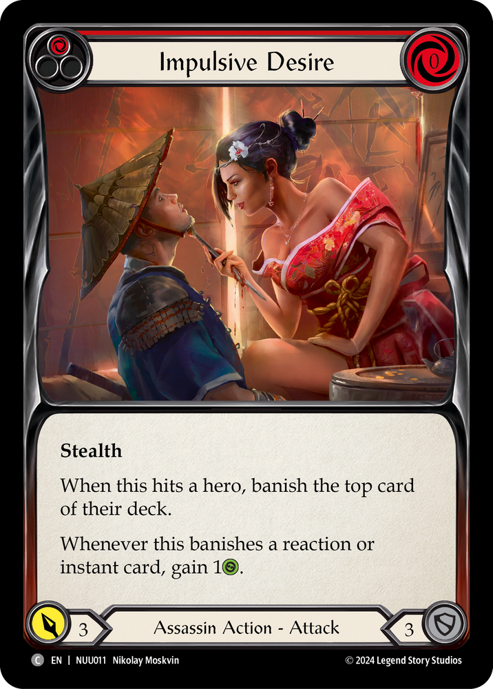 Impulsive Desire (Red) [NUU011] [Part the Mistveil Nuu Blitz Deck]