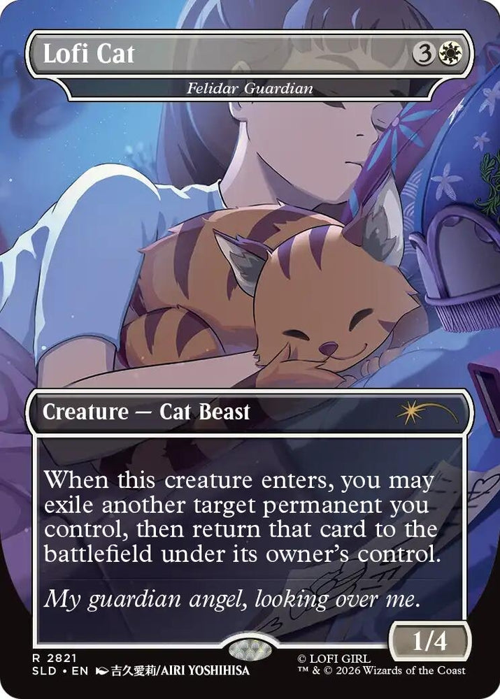 Image for Lofi Cat - Felidar Guardian (2821) [Secret Lair Drop Series] (SLD) - Magic: The Gathering