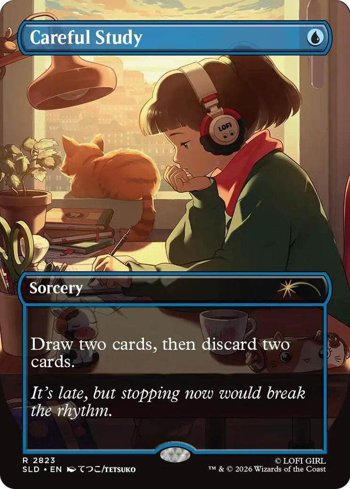 Image for Careful Study (2823) (2823) [Secret Lair Drop Series] (SLD) - Magic: The Gathering