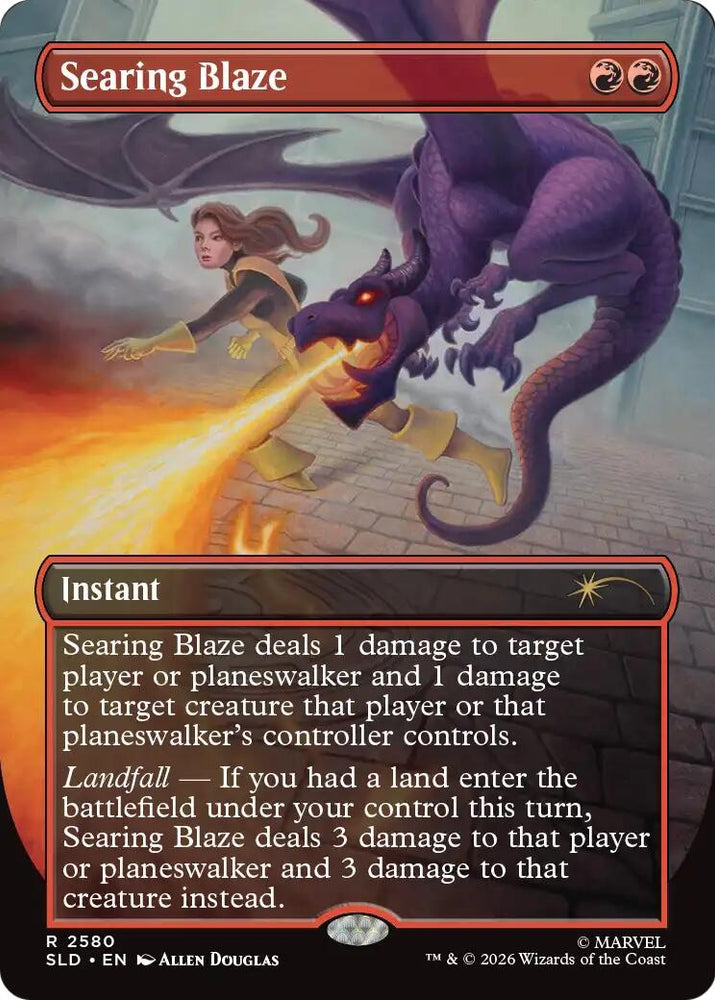 Image for Searing Blaze (2580) [Secret Lair Drop Series] (SLD) - Magic: The Gathering