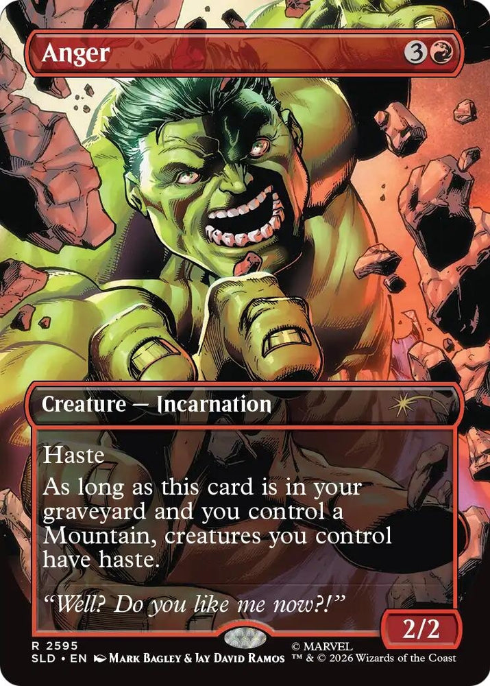 Image for Anger (2595) (2595) [Secret Lair Drop Series] (SLD) - Magic: The Gathering