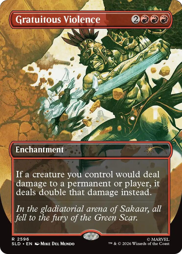 Image for Gratuitous Violence (2596) [Secret Lair Drop Series] (SLD) - Magic: The Gathering