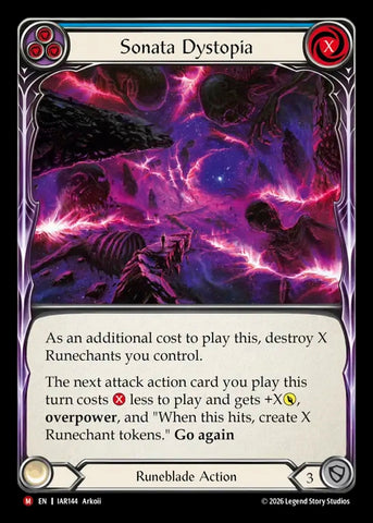 Image for Sonata Dystopia [Usurp the Shadow Throne] (IAR) - Flesh and Blood TCG