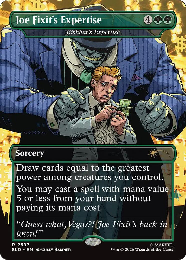 Image for Joe Fixit's Expertise - Rishkar's Expertise (2597) [Secret Lair Drop Series] (SLD) - Magic: The Gathering