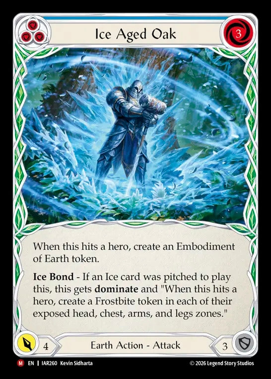 Image for Ice Aged Oak [Usurp the Shadow Throne] (IAR) - Flesh and Blood TCG