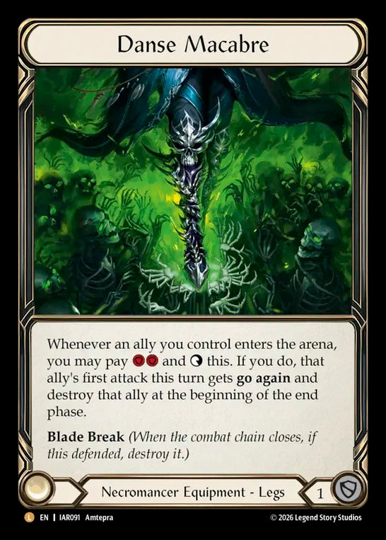 Image for Danse Macabre [Usurp the Shadow Throne] (IAR) - Flesh and Blood TCG