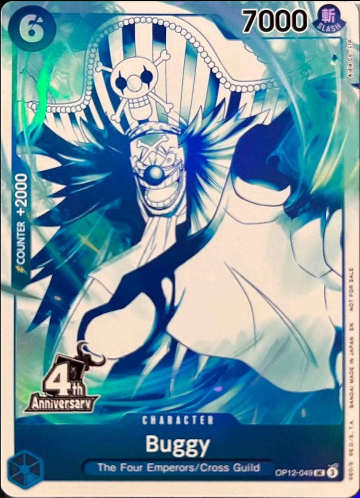 Image for Buggy (4th Anniversary Treasure Campaign Pack) (OP12-049) [One Piece Promotion Cards] (OP-PR) - One Piece Card Game