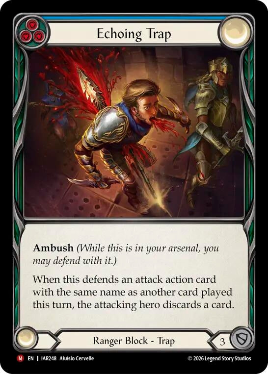 Image for Echoing Trap [Usurp the Shadow Throne] (IAR) - Flesh and Blood TCG