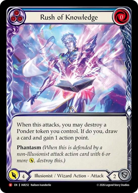 Image for Rush of Knowledge [Usurp the Shadow Throne] (IAR) - Flesh and Blood TCG