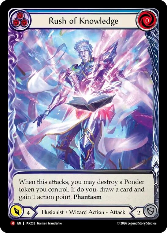 Image for Rush of Knowledge (Extended Art) [Usurp the Shadow Throne] (IAR) - Flesh and Blood TCG