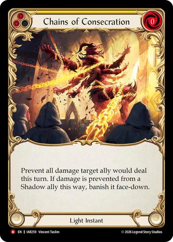 Image for Chains of Consecration [Usurp the Shadow Throne] (IAR) - Flesh and Blood TCG