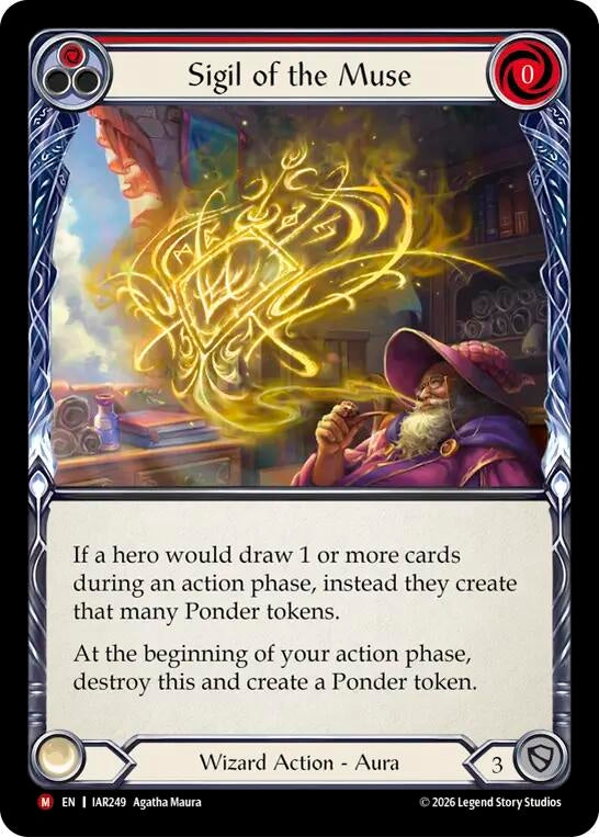 Image for Sigil of the Muse [Usurp the Shadow Throne] (IAR) - Flesh and Blood TCG