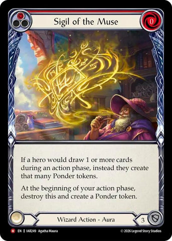 Image for Sigil of the Muse [Usurp the Shadow Throne] (IAR) - Flesh and Blood TCG