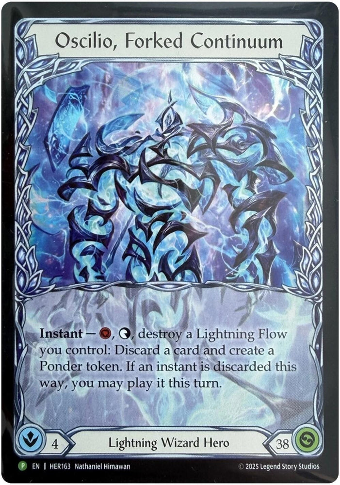 Image for Oscilio, Forked Continuum - HER163 (HER163) [Flesh and Blood: Promo Cards] (PR) - Flesh and Blood TCG