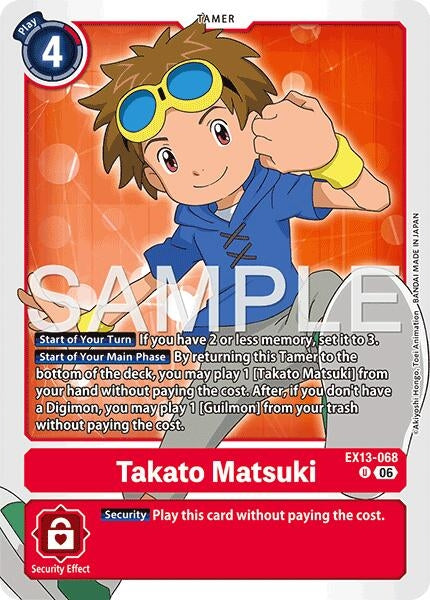 Image for Takato Matsuki [Chivalrous XIII] (EX-13) - Digimon Card Game