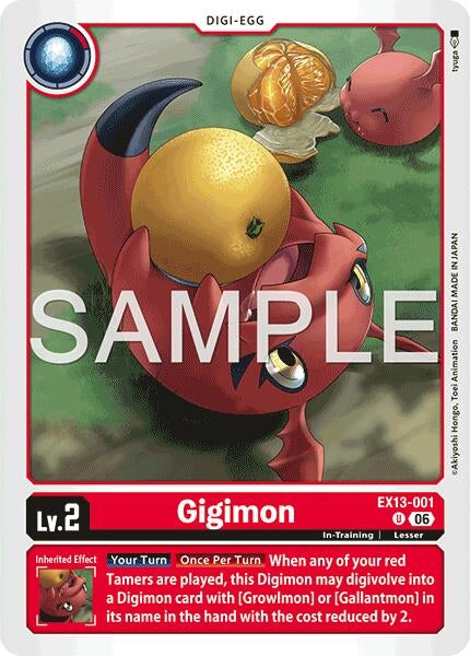 Image for Gigimon [Chivalrous XIII] (EX-13) - Digimon Card Game