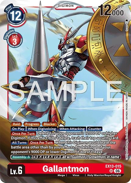 Image for Gallantmon [Chivalrous XIII] (EX-13) - Digimon Card Game