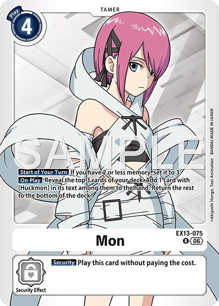 Image for Mon [Chivalrous XIII] (EX-13) - Digimon Card Game